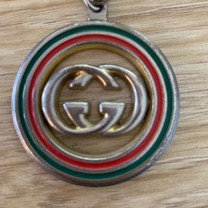 Vintage Gucci Keychain (1980s)  - Authentic - Brass Logo